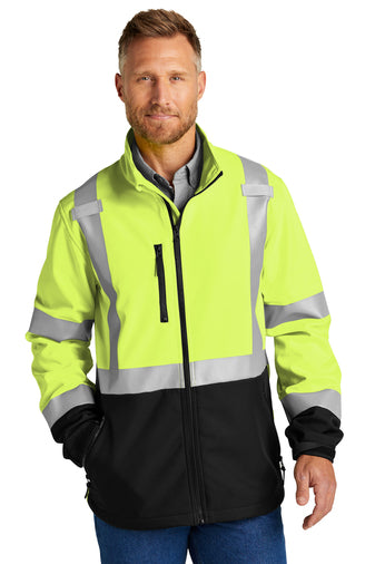 CSJ503 CornerStone® ANSI 107 Class 3 Soft Shell Jacket - SY