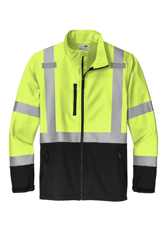 CSJ503 CornerStone® ANSI 107 Class 3 Soft Shell Jacket - SY