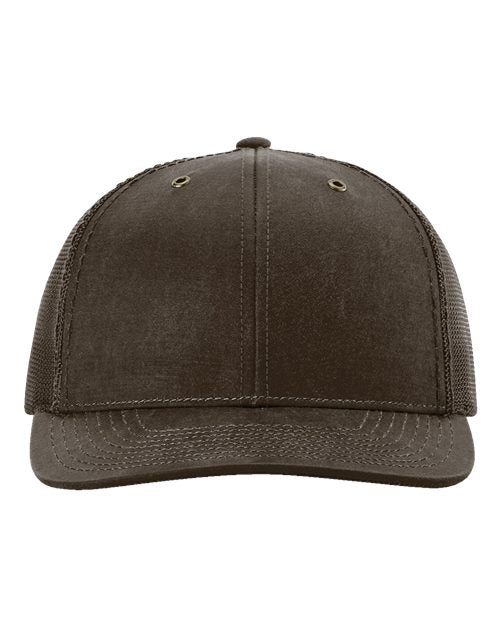 Richardson - Oil Cloth Trucker Cap - 112WF BROWN