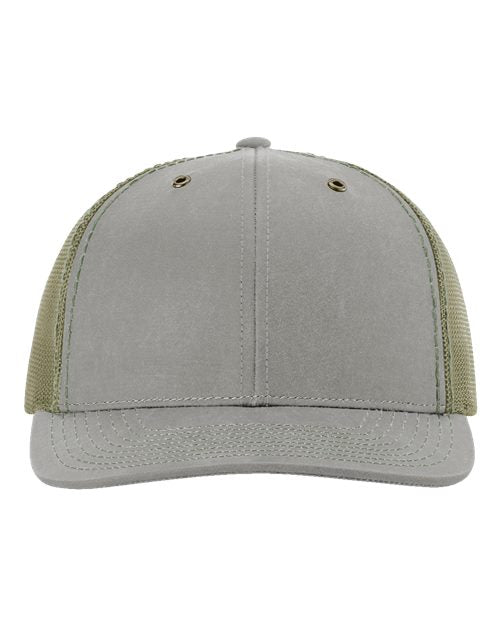 Richardson - Oil Cloth Trucker Cap - 112WF Khaki/ Loden