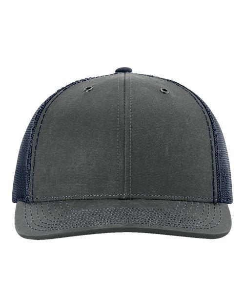 Richardson - Oil Cloth Trucker Cap - 112WF NAVY