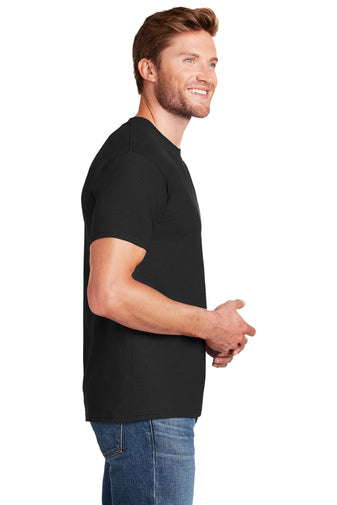 5180 Hanes® Beefy-T® - 100% Cotton T-Shirt - Black