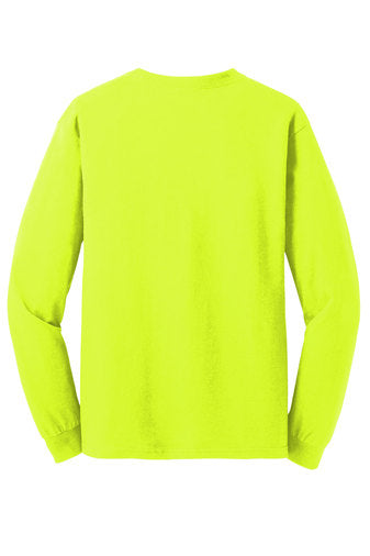 5400 Gildan® - Heavy Cotton™ 100% Cotton Long Sleeve T-Shirt - Safety Yellow