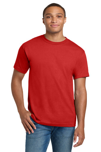 5180 Hanes® Beefy-T® - 100% Cotton T-Shirt - Athletic Red