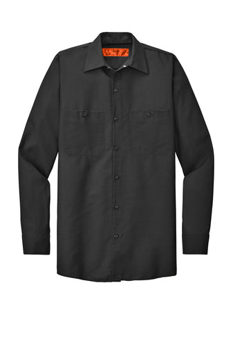 SP14 Red Kap® Long Sleeve Industrial Work Shirt - CHC