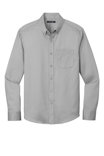 MEN W808 Port Authority® Long Sleeve SuperPro React™ Twill Shirt - SUNSET