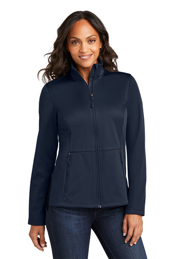 L617 Port Authority® Ladies Flexshell Jacket NVY