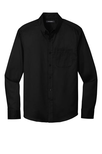 MEN W808 Port Authority® Long Sleeve SuperPro React™ Twill Shirt - SUNSET