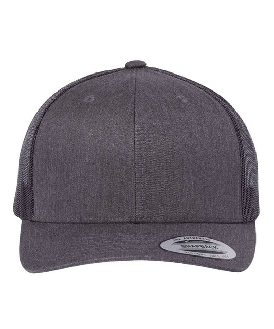 YP Classics - Retro Trucker Cap - 6606 Dark Heather Grey