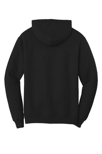 PC78H Port & Company® Core Fleece Pullover Hooded Sweatshirt - BLK