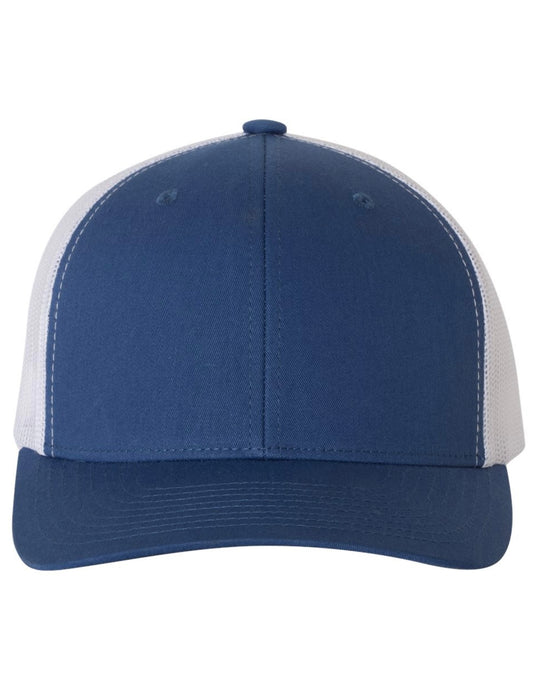 YP Classics - Retro Trucker Cap - 6606 Royal White