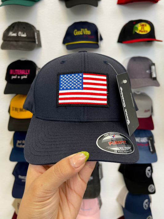 USA Flag Flexfit Hat