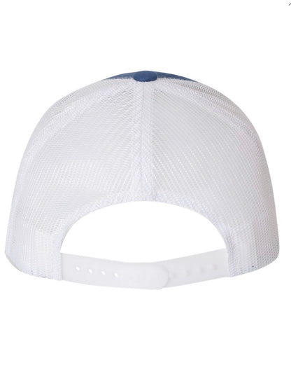 YP Classics - Retro Trucker Cap - 6606 Royal White