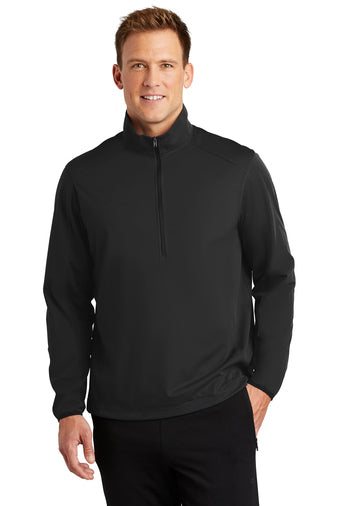 J716 Port Authority® Active 1/2-Zip Soft Shell Jacket