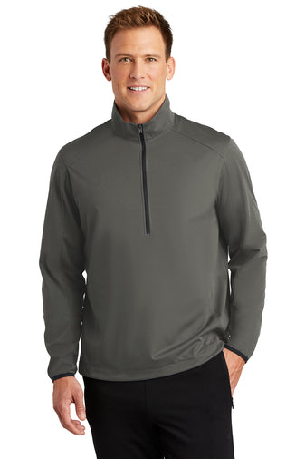 J716 Port Authority® Active 1/2-Zip Soft Shell Jacket