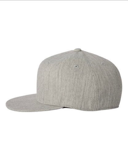 Flexfit - 210® Flat Bill Cap - 6210FF Heather Grey