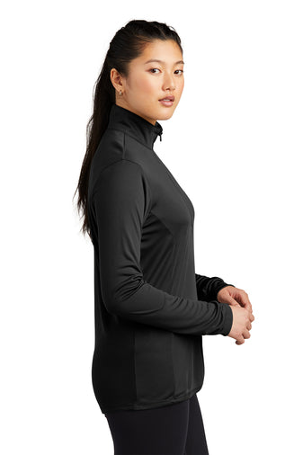 LST357 Sport-Tek® Women's PosiCharge® Competitor™ 1/4-Zip Pullover - Black