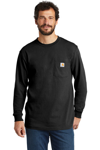 CTK126 Carhartt ® Workwear Pocket Long Sleeve T-Shirt - black