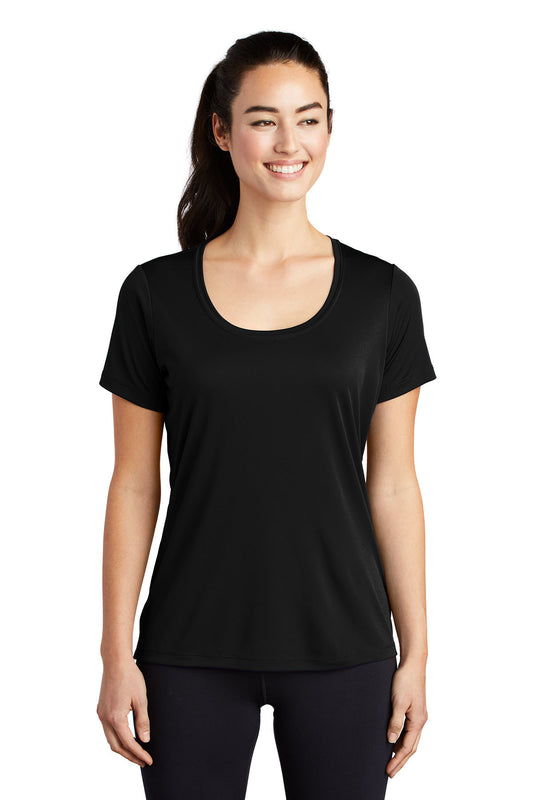 LST420 Sport-Tek ® Ladies Posi-UV ® Pro Scoop Neck Tee