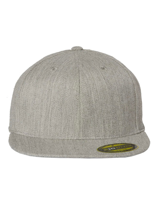 Flexfit - 210® Flat Bill Cap - 6210FF Heather Grey