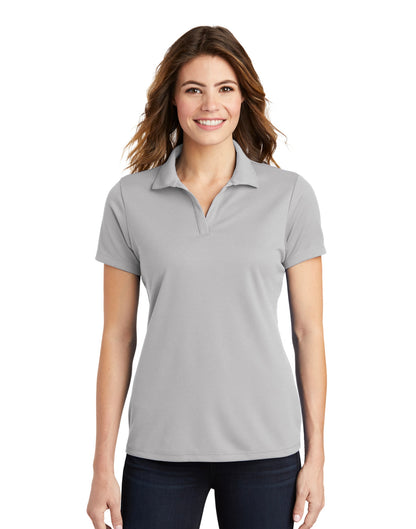 LST640 Sport-Tek® Ladies PosiCharge® RacerMesh® Polo - Silver