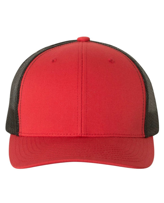 YP Classics - Retro Trucker Cap - 6606 RED BLK