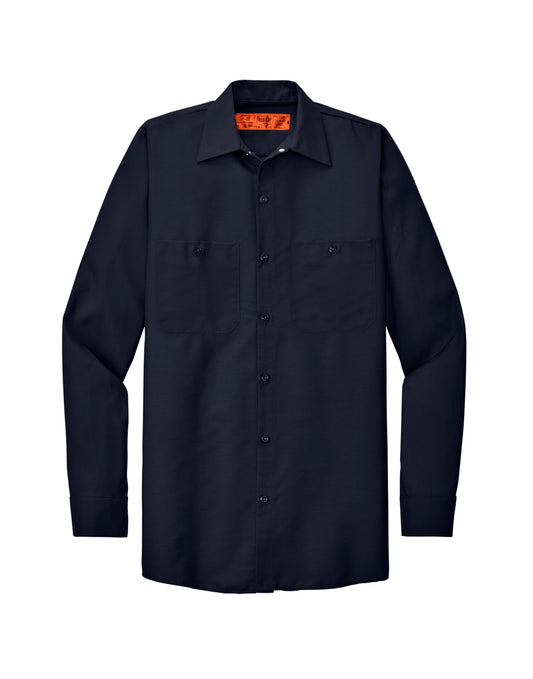 SP14 Red Kap® Long Sleeve Industrial Work Shirt - NVY