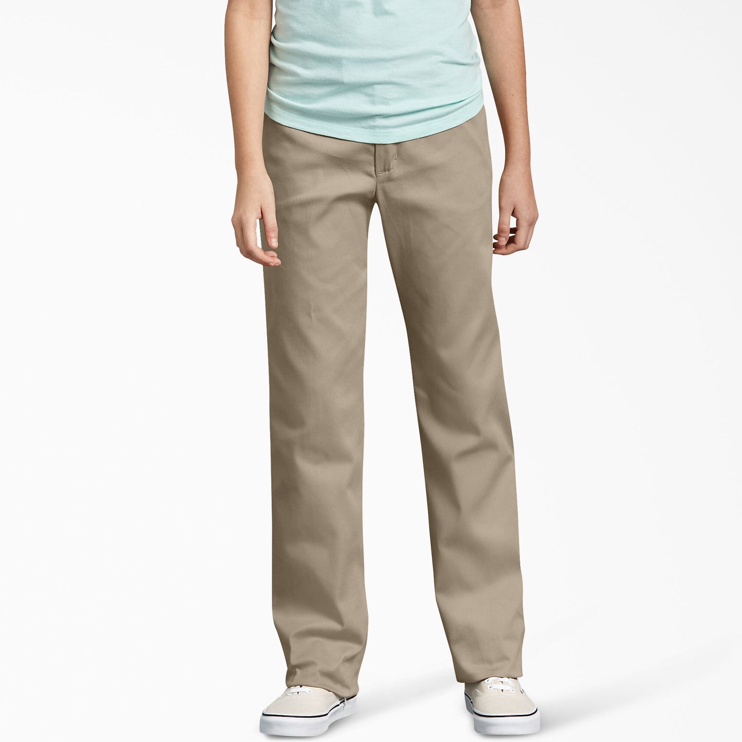 DICKIES Girls' Slim Fit Pants, 4-20