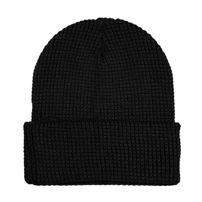 12" Waffle Knit Cuff Beanie - WK90