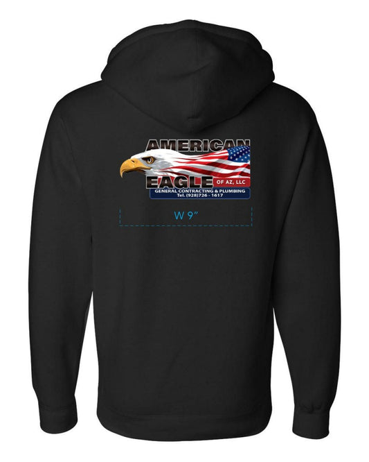 AMERICAN EAGLE -- Independent Trading Co. - Heavyweight Hooded Sweatshirt - IND4000